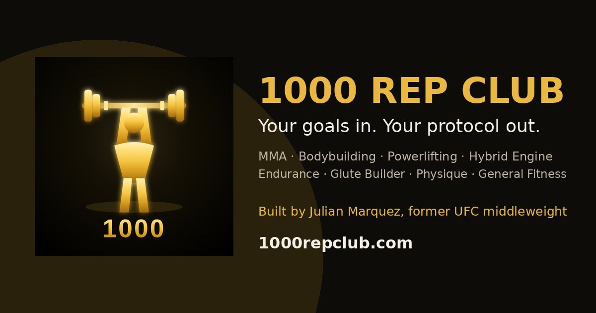 1000 Rep Club by Julian Marquez